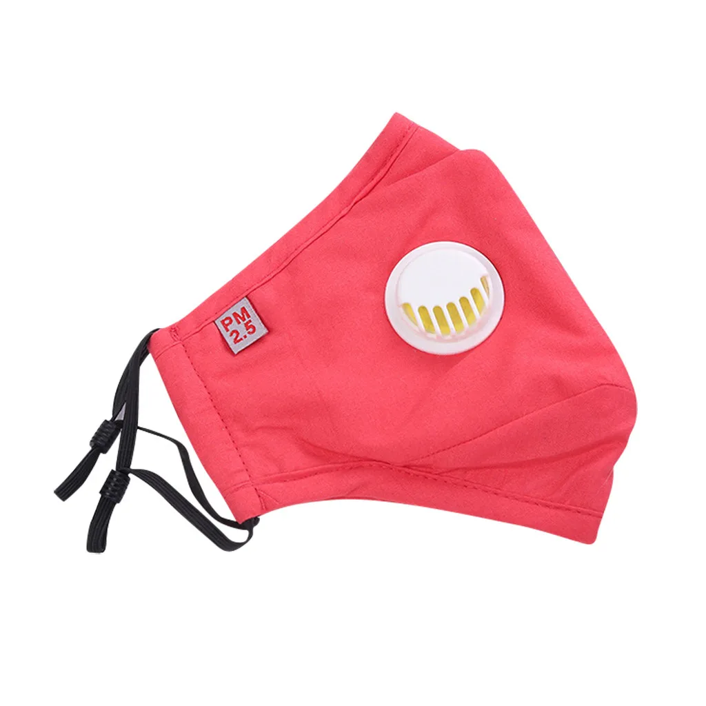 

1Pcs Cotton PM2.5 Mouth Mask Activated carbon filter Windproof Mouth-muffle Face Mask Dustproof Mask Cap