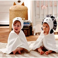 newborn baby cotton towel for kids stuff baby bath towel babies hooded bathrobe poncho infant beach spa blanket towels 0 3y