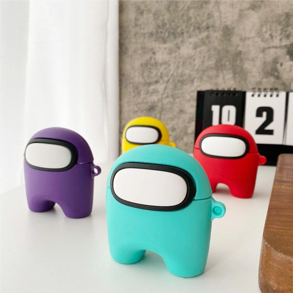 

Among US Cover for Airpod Case 3D Cartoon Gamer Anime Crossing Protect Case for Airpods Pro 2 1