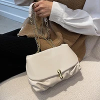 solid color crossbody messenger bags for women 2021 small winter simple chain female luxury travel shoulder handbags purses