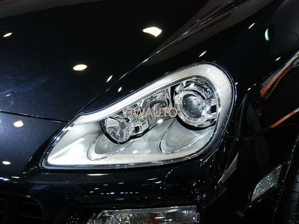 Крышка фары для Porsche Cayenne 2007 ~ 2010 сменная Автомобильная крышка объектива |