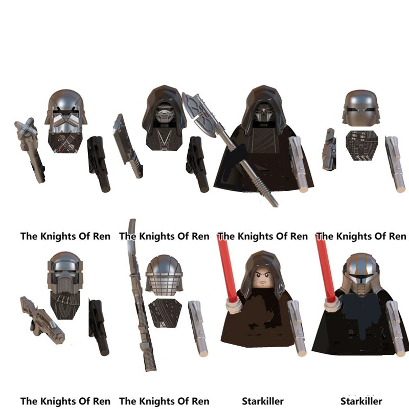 

8PCS / Star Space Wars Figures The Bad Batch Clone Troopers Hunter Crosshair Tech Wrecker Echo Building Blocks Bricks Toys kid