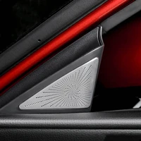 lsrtw2017 audio car a post triangle sound speaker trims decoration for mazda3 axela 2020 2021 mazda 3 accessories