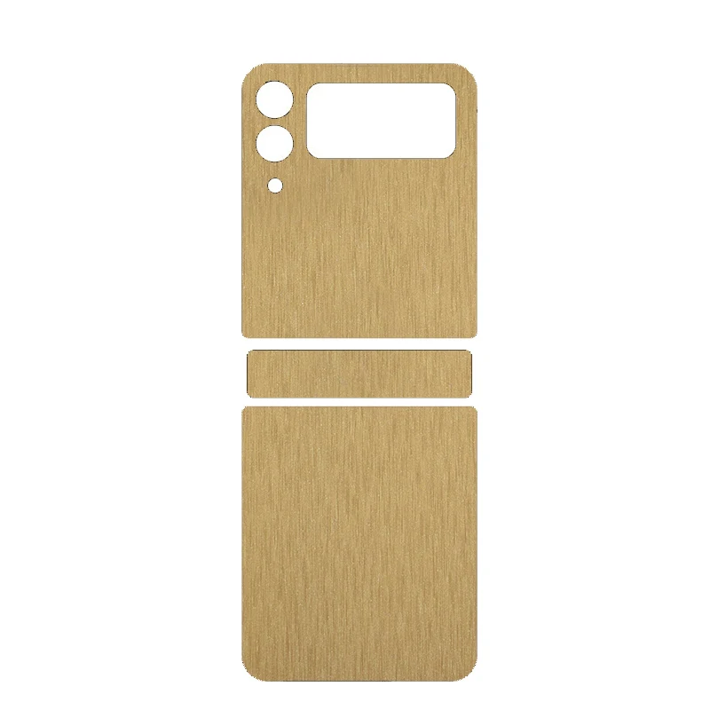 Металлическая матовая наклейка для телефона с защитой от царапин SAMSUNG Z Flip3 5G Back +