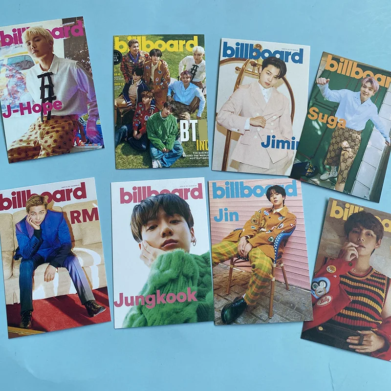 

Wholesale Kpop Idol Merchandise Bangtan Boys Billboard Magazine Photocard Photo Print Album Photocard Photo Card Lomo Card Set