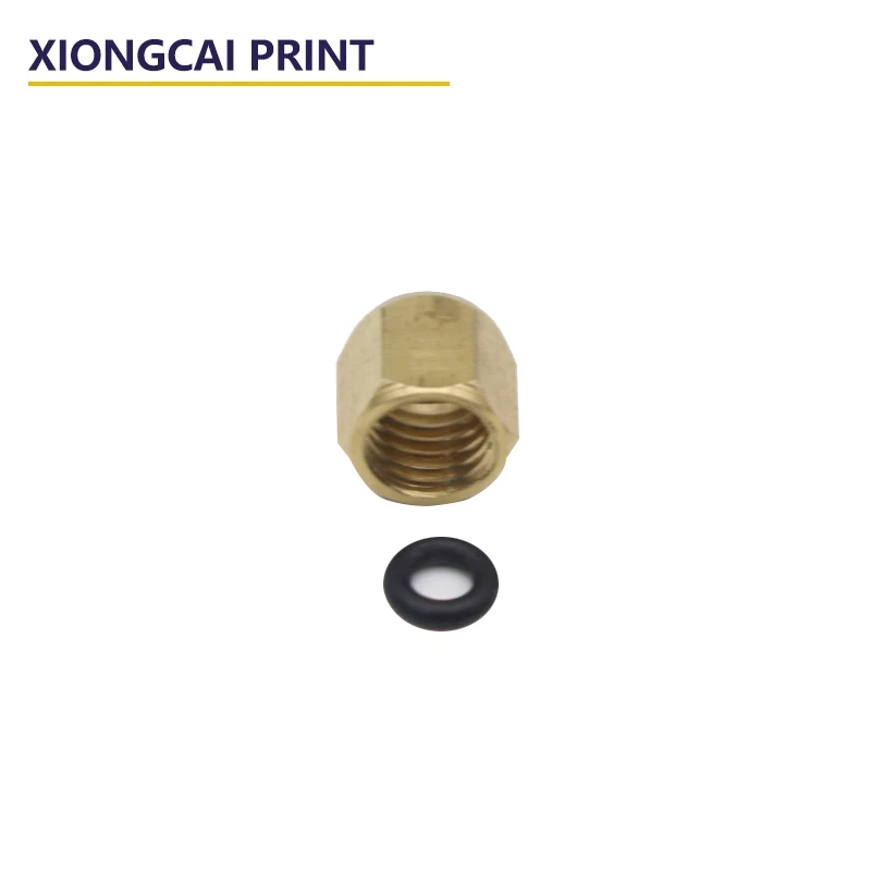 10 шт. печатающая головка демпфер разъем Медная гайка с резиновым уплотнительным