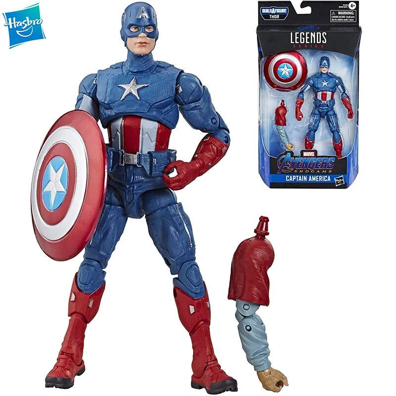 

Hasbro Avengers Marvel Legends Series Endgame 6-Inch Action Figure Captain America Collection Accessory Doll Toys For Girls Kids