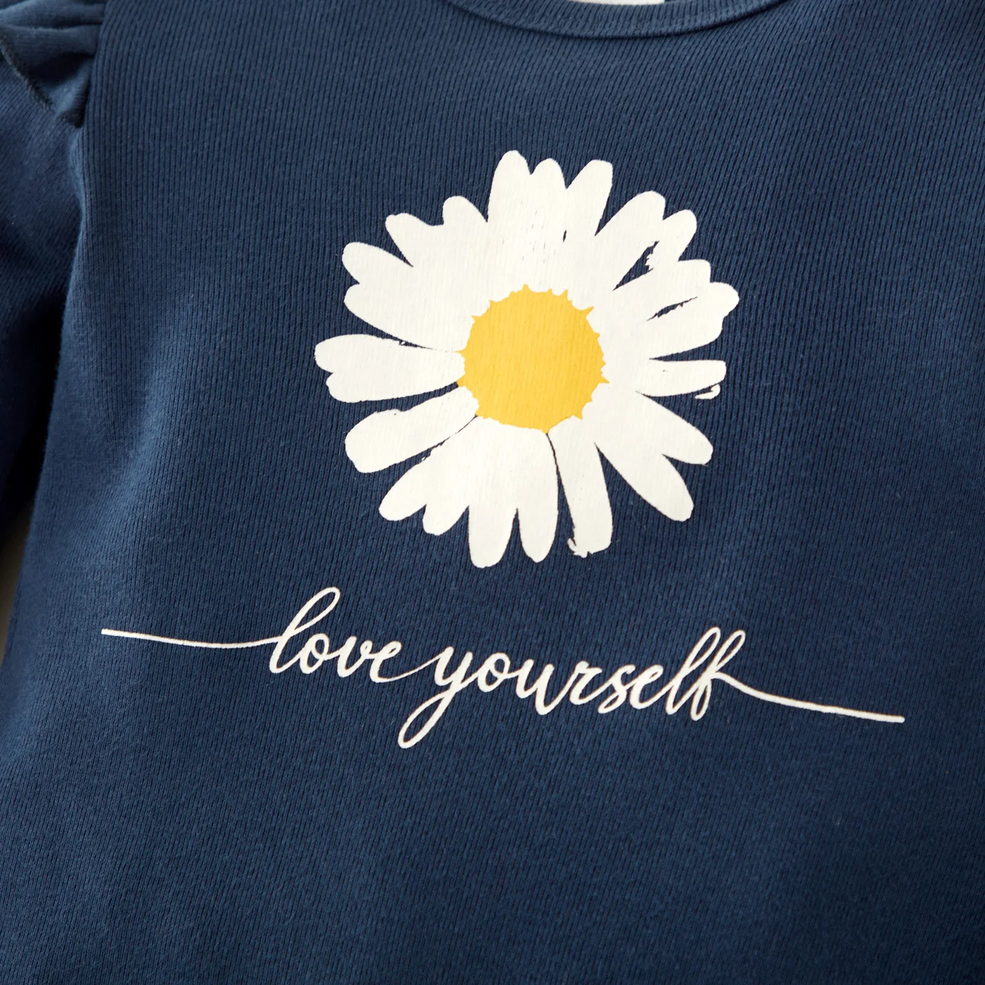 

3pcs Baby Girl Sweet Daisies Baby's Sets Cotton Fashion Autumn Romper Long-sleeve Infant Outfit