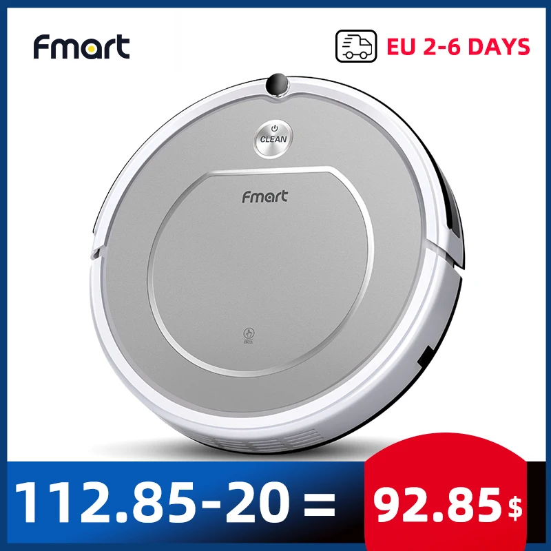 Fmart ZJ T1 робот пылесос для твердых полов и тонких ковров домашних животных 120 минут