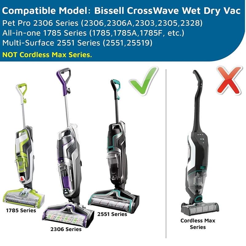Replacements Part For BISSELL Crosswave All In One Wet Dry Vacuum PET PRO And Cordless Accessories | Бытовая техника
