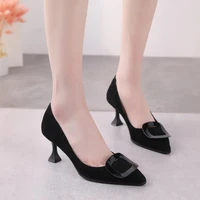 ashiofu new handmade ladies high heel pumps slip on party prom shoes pointed toe fashion evening court shoes large size xnd555