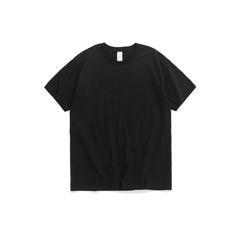 

2021 Summer New T-Shirt Men 100% Cotton Solid Color Casual t shirt Unisex Basics O-neck Loose Fit Male Tees