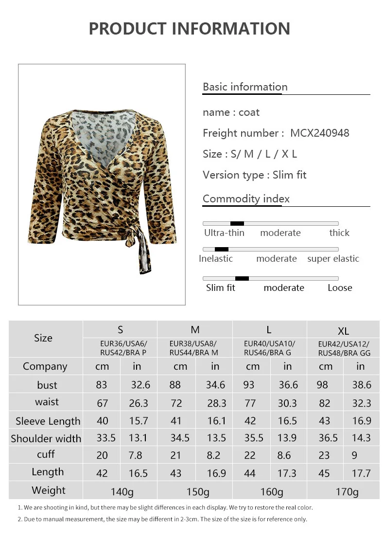 

Fashion Women Leopard Tops V-Neck Shirt Ladies OL Party Top Dames Streetwear Blusas Femininas Elegante