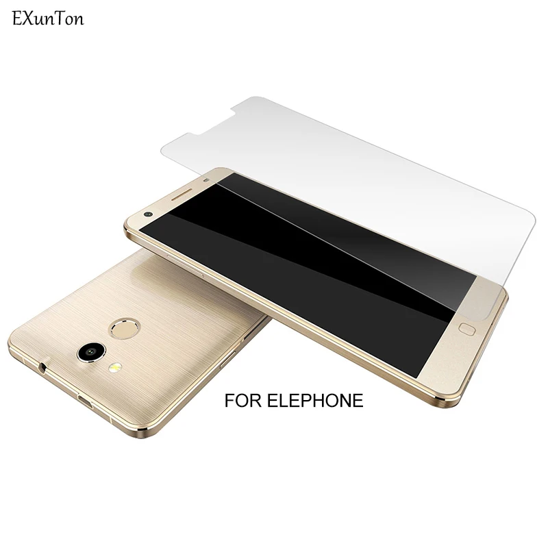 EXUNTON закаленное Стекло для ELEPHONE C1X A5 LITE S8 R9 P8 A6 мини Экран протектор U2 P8000 A4