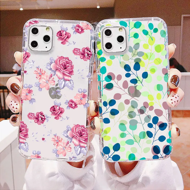 Цветной чехол для телефона samsung S20 A50 A70 A30 S8 S9 S10 S11 E S7 S6 EDGE Силиконовый ТПУ на весну и