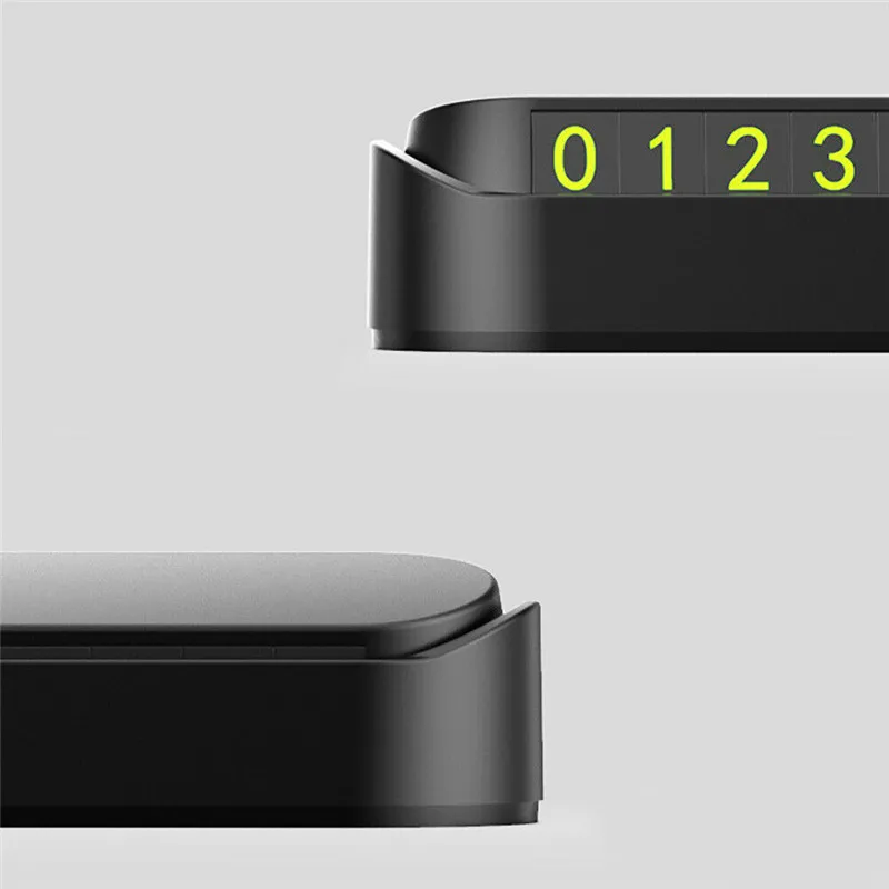 Светящийся автомобильный номер карточка с телефоном для временной парковки