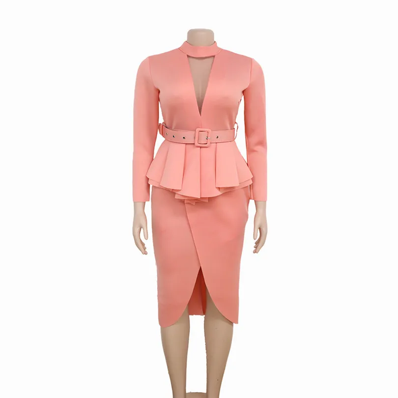 2020 модное кораллово красное летнее платье в африканском стиле для женщин Дашики