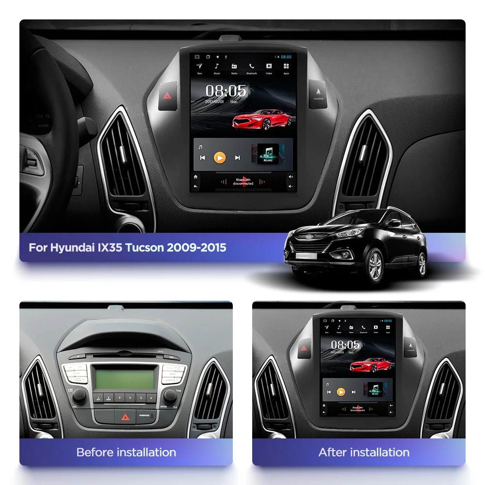 64G ROM android 10 0 навигационная система вертикального типа радио bluetooth стерео плеер