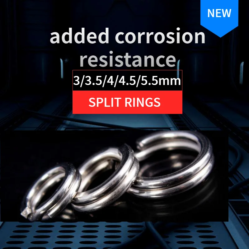 60 шт. рыболовные кольца из нержавеющей стали Сплит Кольца снасти укрепляющие