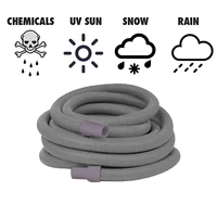 9m length monochrome heavy duty pool vacuum hose in ground pool vacuum hose with swivel cuff pool cleaning accessory