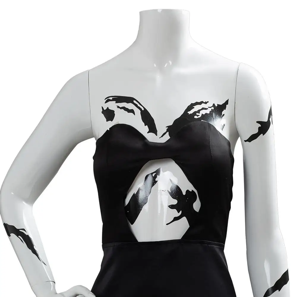 Женский карнавальный костюм на фильм Малефисента черное платье злой ведьмы