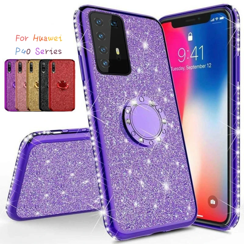 Soft Glitter Silicone Case for Samsung S10 Lite A21 A51 A70E A91 A41 TPU Diamond Cover Galaxy Note 10 A71 A01 A11 Coque | Мобильные