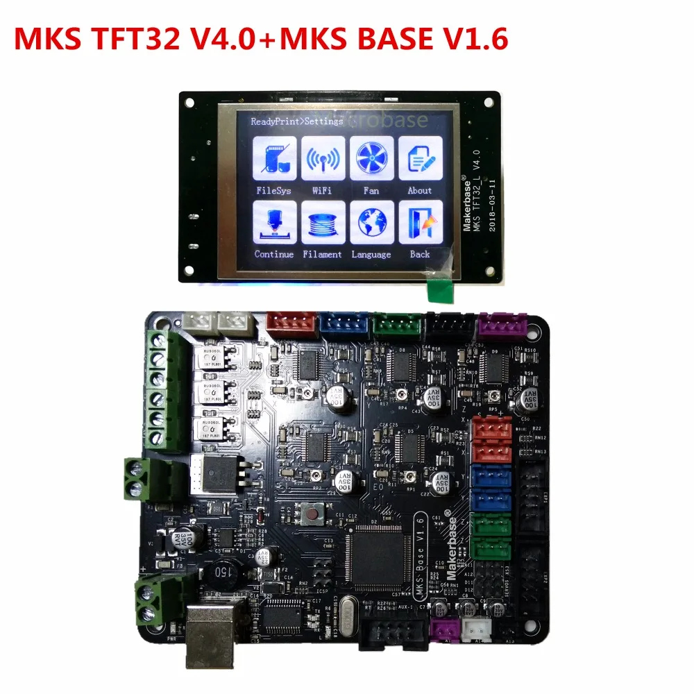 Makerbase MKS BASE v1.6 + TFT32 сенсорный экран 3d Датчик выравнивания сенсорной кровати все в