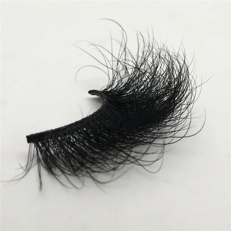 Пачкающие ресницы 100% норковые 25 мм Драматические Длинные натуральные 3D для