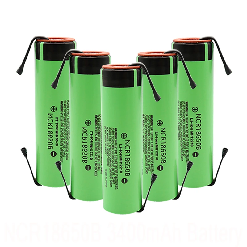 1-20 шт Новый Оригинальный NCR18650B 3 7 V 3400mAh 18650 перезаряжаемый литиевый аккумулятор