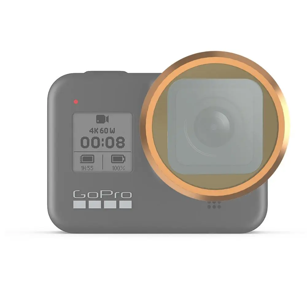 Для GoPro 8 Водонепроницаемый фильтр CPL/крышка объектива/Кепки фильтр Наборы Star/Niget Дайвинг УФ ND 4/8/16 системы безопасности для GoPro Hero 8 черный аксессуары для спортивной камеры