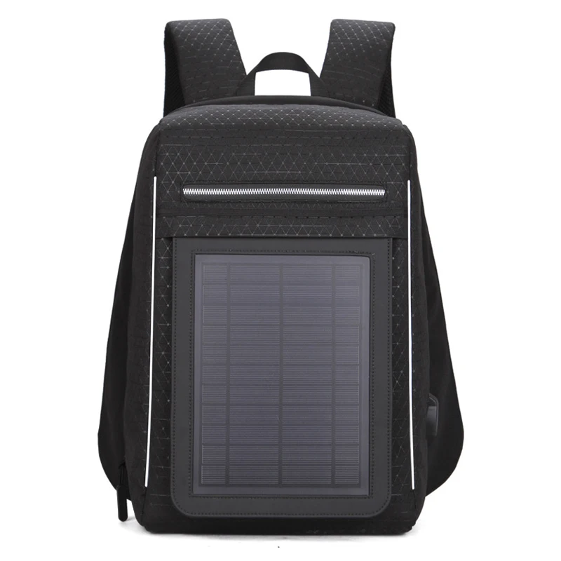 Мужской деловой рюкзак с солнечной зарядкой высокотехнологичная сумка для