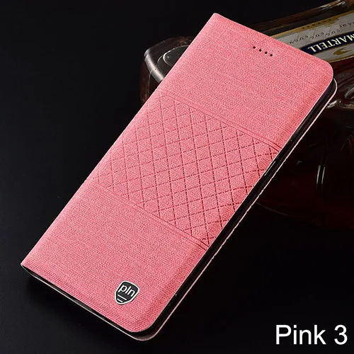 Чехол для sony Xperia XA2 плюс плед из парусины, Узорная Кожа, флип-чехол КРЫШКА ДЛЯ sony XA2/XA2 ультра Чехлы Coque - Цвет: pink 3