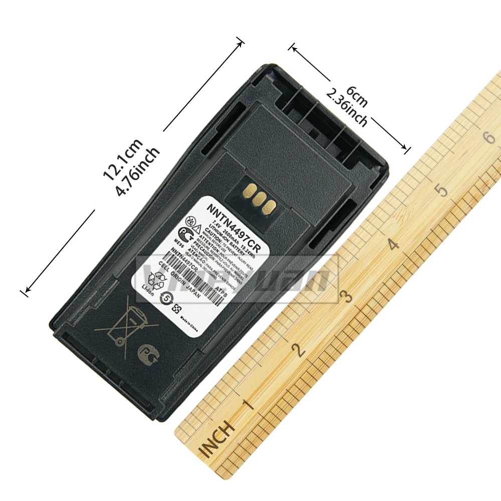 NNTN4497CR  Replacement Battery Li-Ion Battery  High Capacity for Motorola CP140 CP040 CP200 CP380 CP160 EP450 GP3688