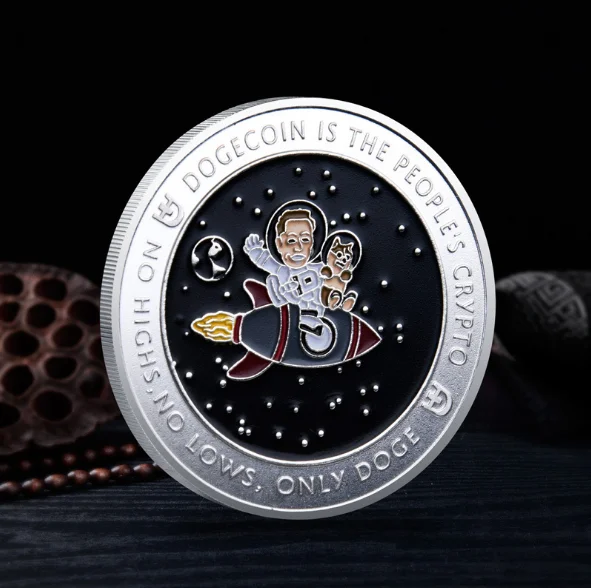 

NEW Rare Dogecoin Commemorative Gold Plated Doge Coin Edition Collectible