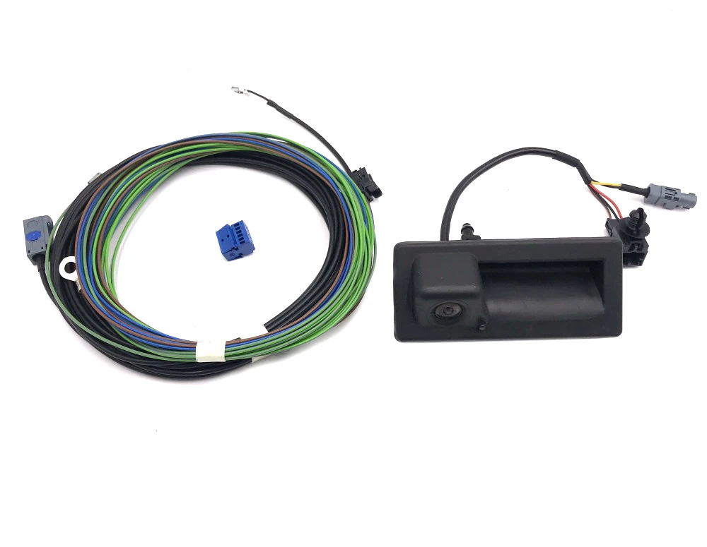 Фотокамера заднего вида с ручкой для нижнего багажника водная мойка VW NEW Touran 5TD 827