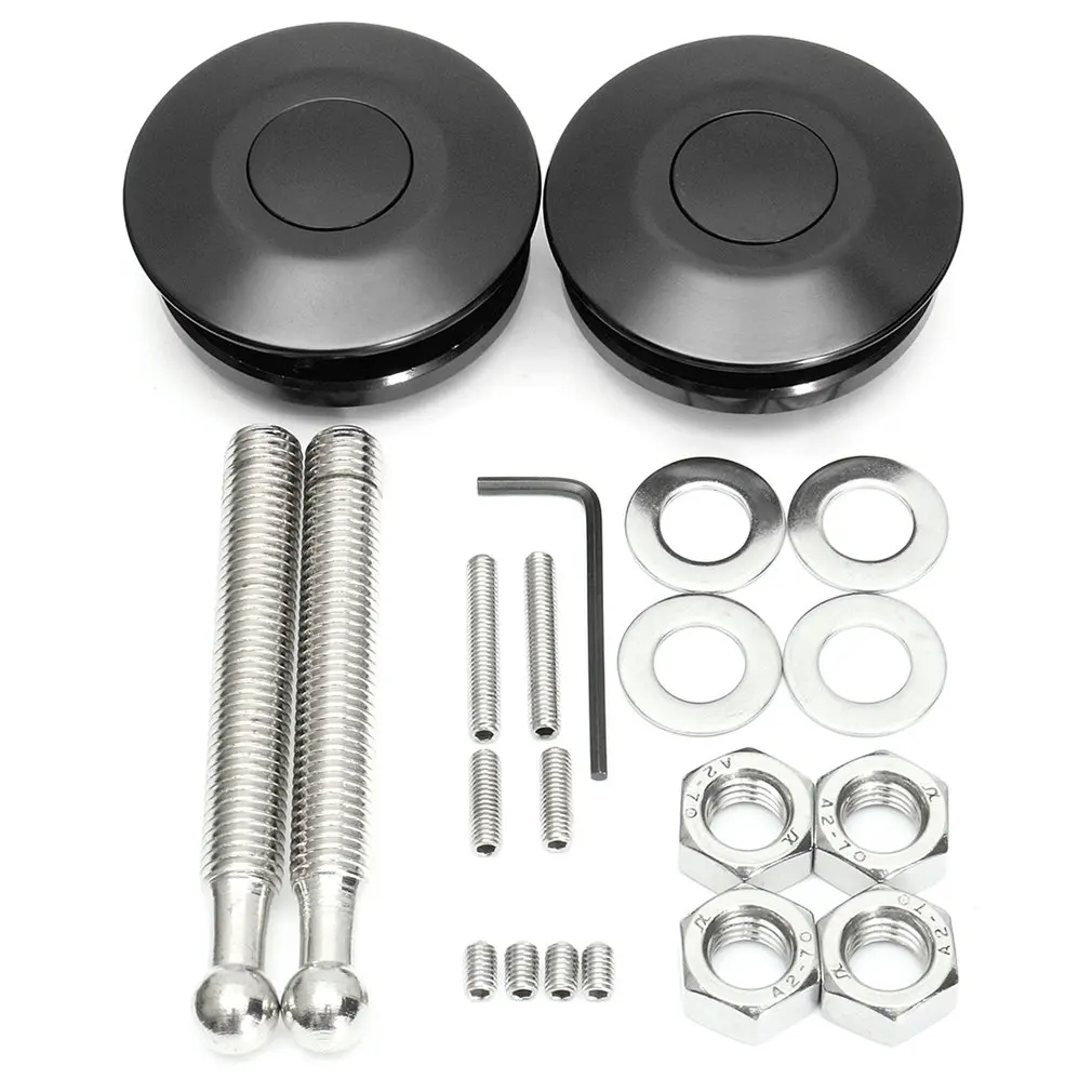 2 шт. универсальные кнопочные зажимы для капота|Защитный корпус дверного замка| |