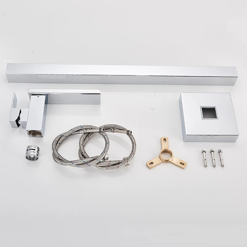 Автономный смеситель для ванны с одной ручкой вращение на 360 градусов ручным