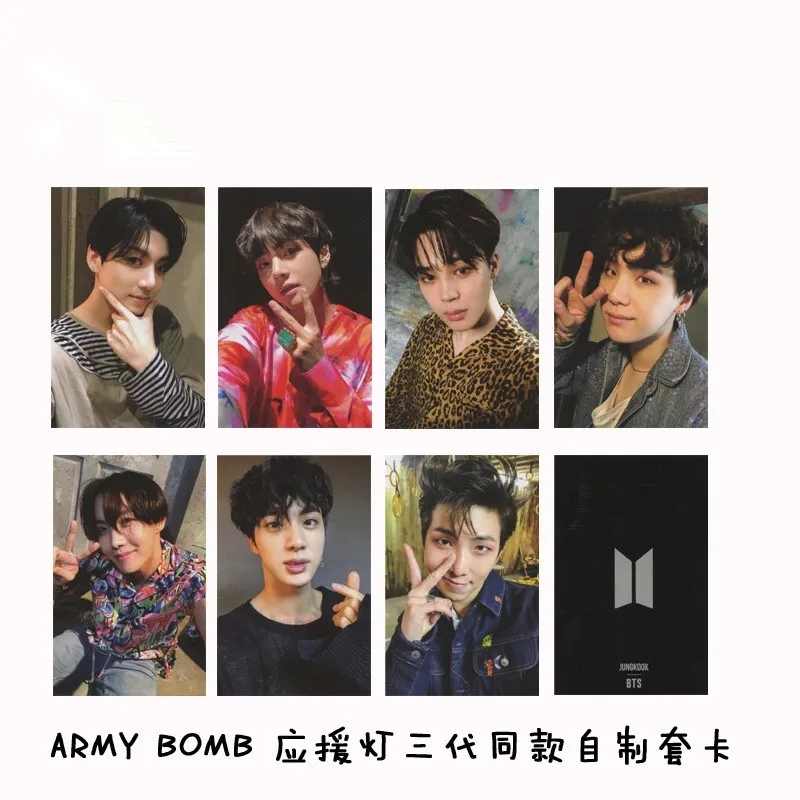 KPOP армейская бомба летит в Сеульском альбоме фото карта K POP самодельные бумажные