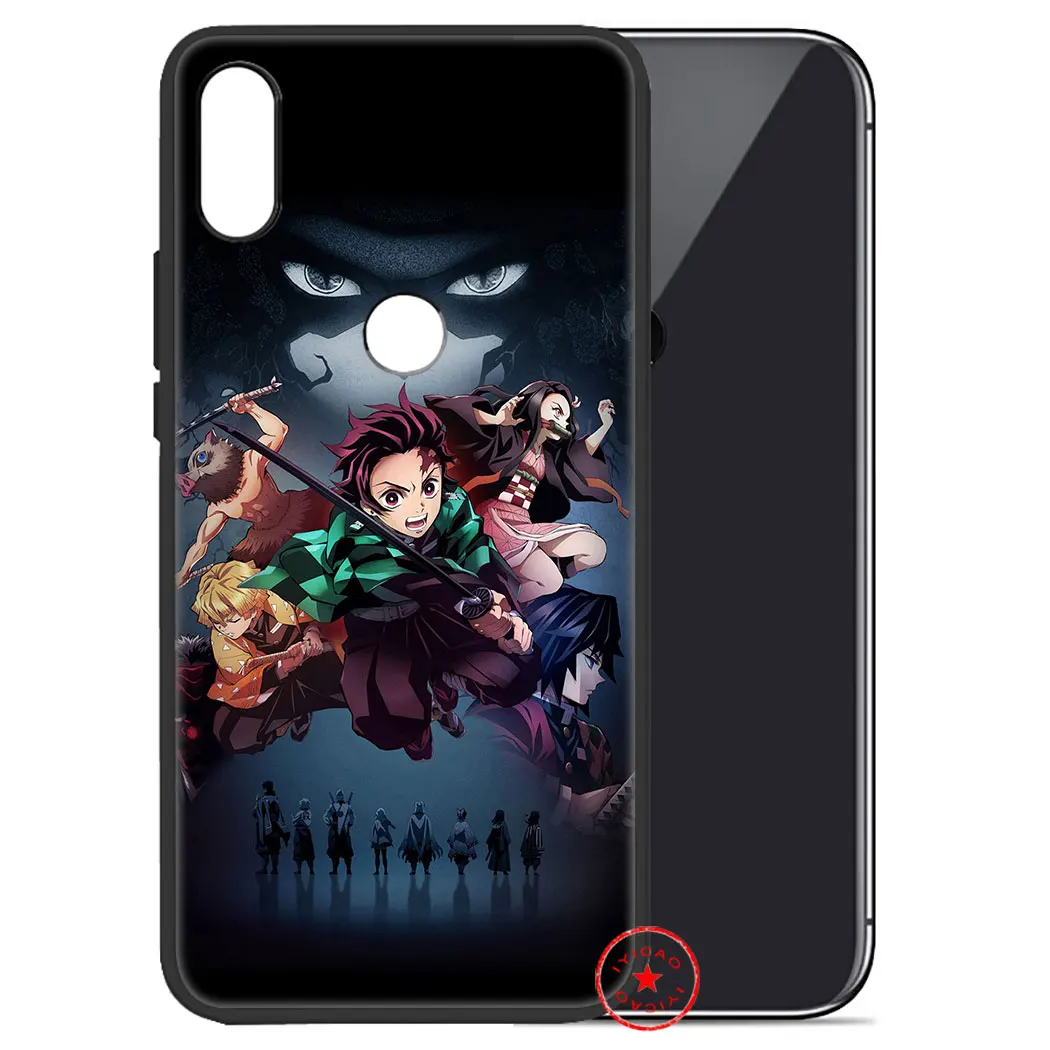 IYICAO аниме Demon Slayer Мягкий силиконовый чехол для Xiaomi Redmi Note 5 6 7 8 Pro 5A Prime 4X |