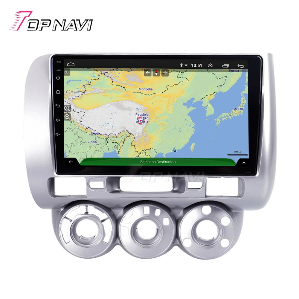 

9'' IPS TouchScreen Car Video Audio Player For HONDA City Jazz 2002 2003 2004 2005 2006 2007 Android 9.0 Auto Radio Stereo GPS