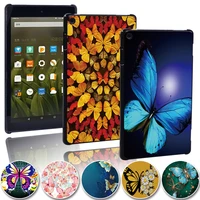 case for fire 7579thfire hd 8 678thfire hd 10 579thplastic tablet printed butterfly hard shell cover stylus