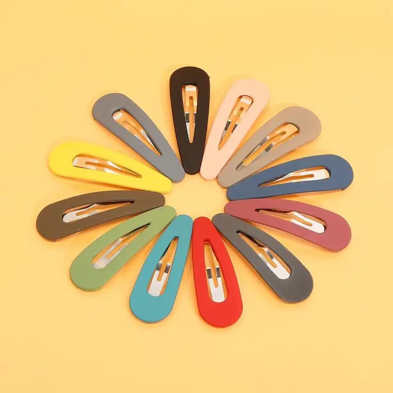 

Многоцветный 12 шт. Корейская шпилька комплект простой боковой зажим для девочек декоративная заколка для волос аксессуары и клипсы для вол...