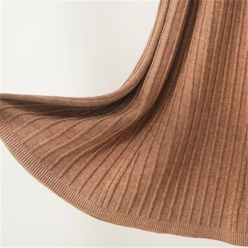 

Woman Spring Stretch Knit Skirts Female Autumn Oversized Thick Skirt Female Winter A-line Jupe Women warm Knee-length Falda