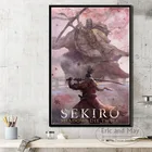 Картина Sekiro Тени умирают дважды, видео игры, холст, настенные картины для гостиной, абстрактные декоративные картины для домашнего декора