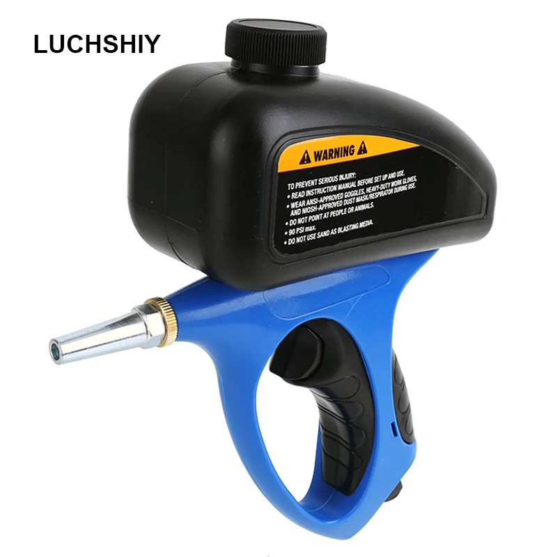 

Ручной Пескоструйный пистолет, 90 фунтов на квадратный дюйм, маленький пневматический пескоструйный аппарат, регулируемый Пескоструйный пи...