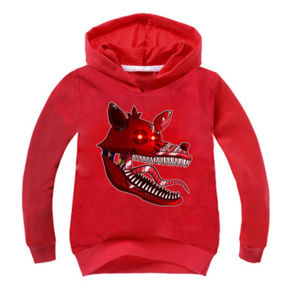 Детская хлопковая толстовка с длинным рукавом пять ночей у Фредди| |