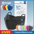 Цветная маска FFP2 KN95 для рыб, респираторные маски FPP2 Homologada, черная маска FFP2, одноразовая маска для рыбы