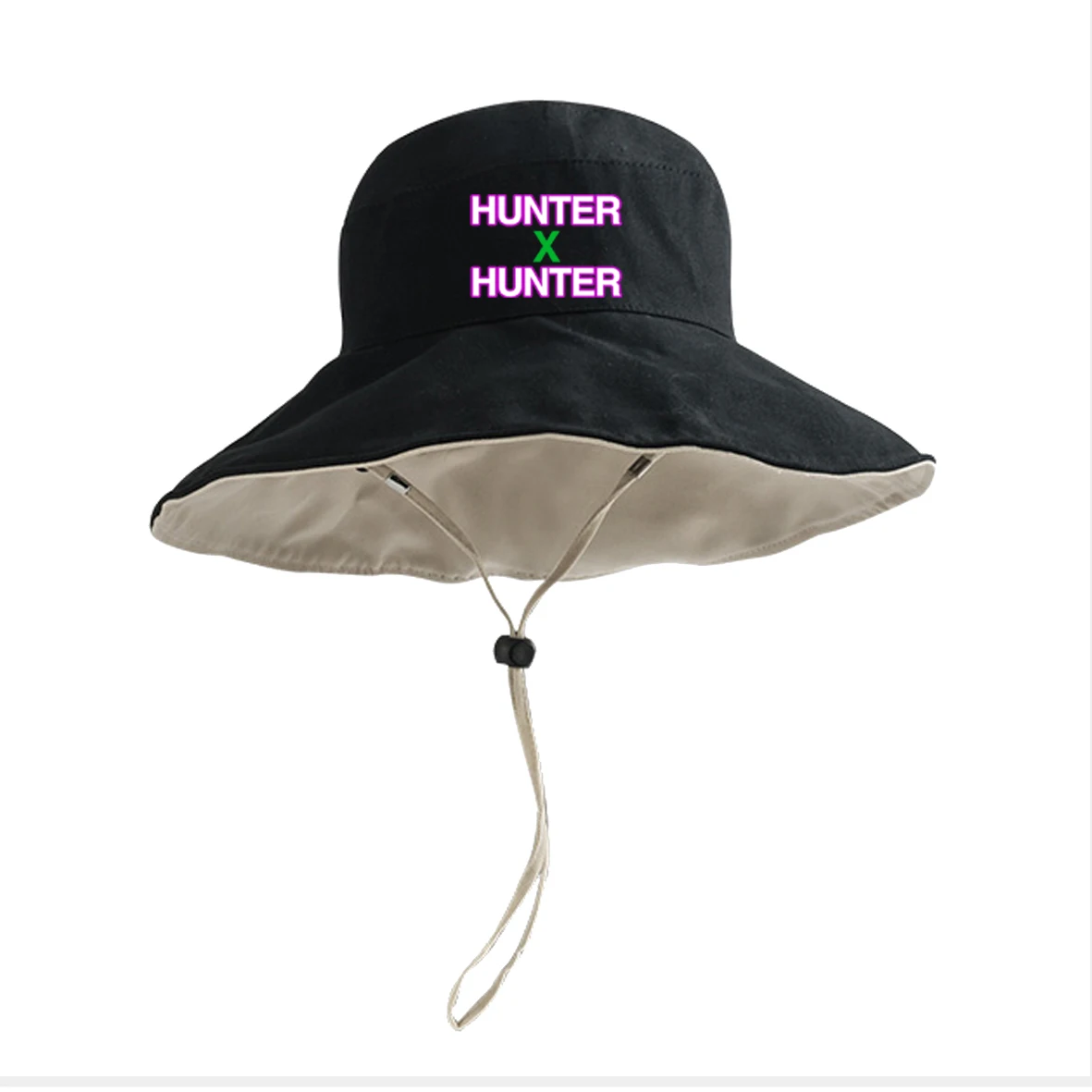 

HUNTER X HUNTER Summer 100% Cotton Reversible Bucket Hat 2021 New Men's Panama Hat Boy Girl Unisex Japan Anime Cool Bucket Hat