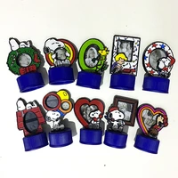 snoops bottle cap photo frame terrarium life in the usa series cute collection set action figure comics model toys