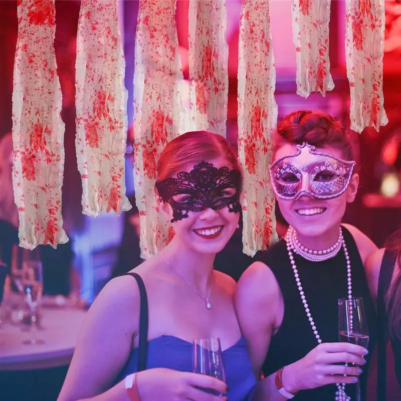 1 шт. декоративные газовое кровавый крови скатерть сайта макет Опора вечерние